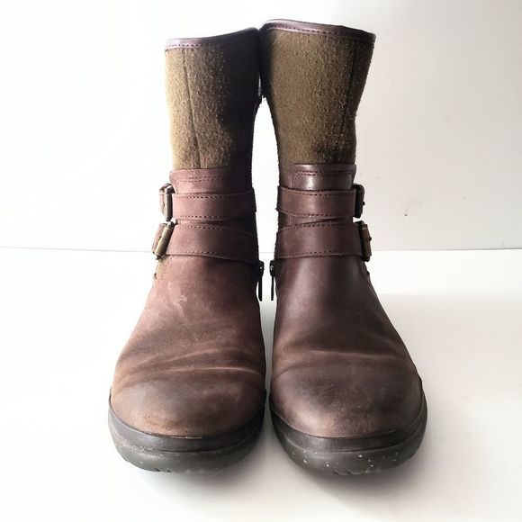 UGG Simmens Waterproof Boots Olive & Brown, Women's 6.5 - Picture 5 of 7